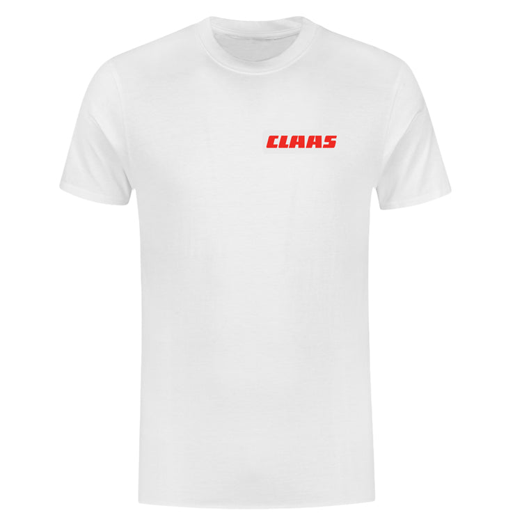 Claas T-shirt Wit Klein