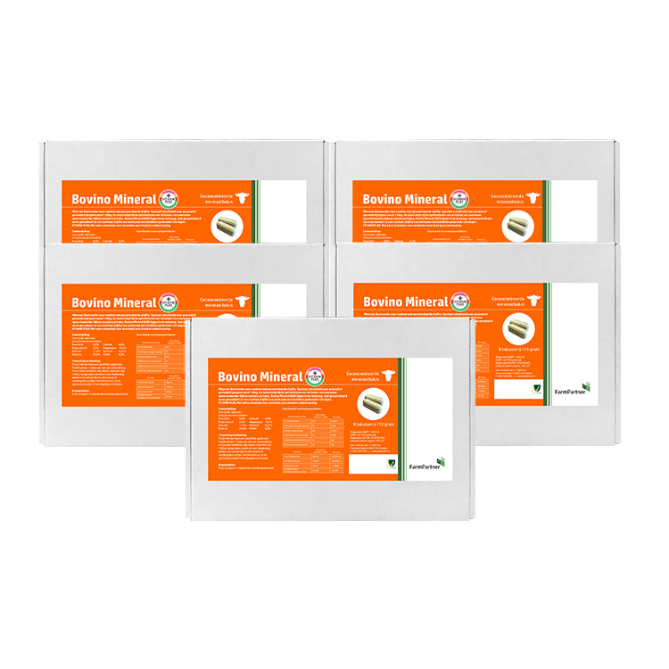 Bovino Mineral Mineraalbolus voor jongvee 8st ( 5 x 8 St. voordeel 8% )