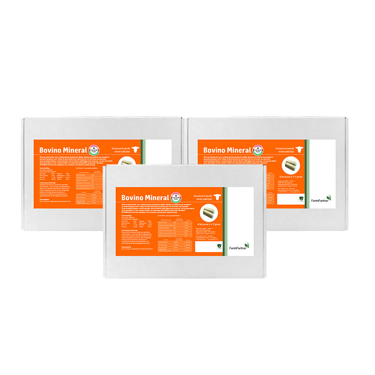 Bovino Mineral Mineraalbolus voor jongvee 8st ( 3 x 8 St. voordeel 5% )