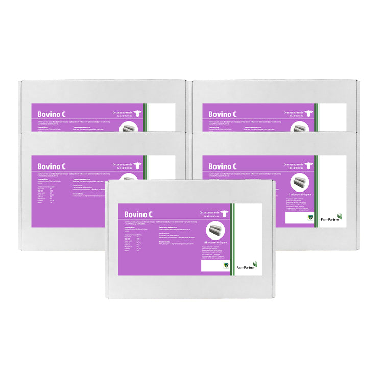 Bovino C+ 2-fasen Calcium Bolus 8st ( 5 x 8 St. voordeel 8% )