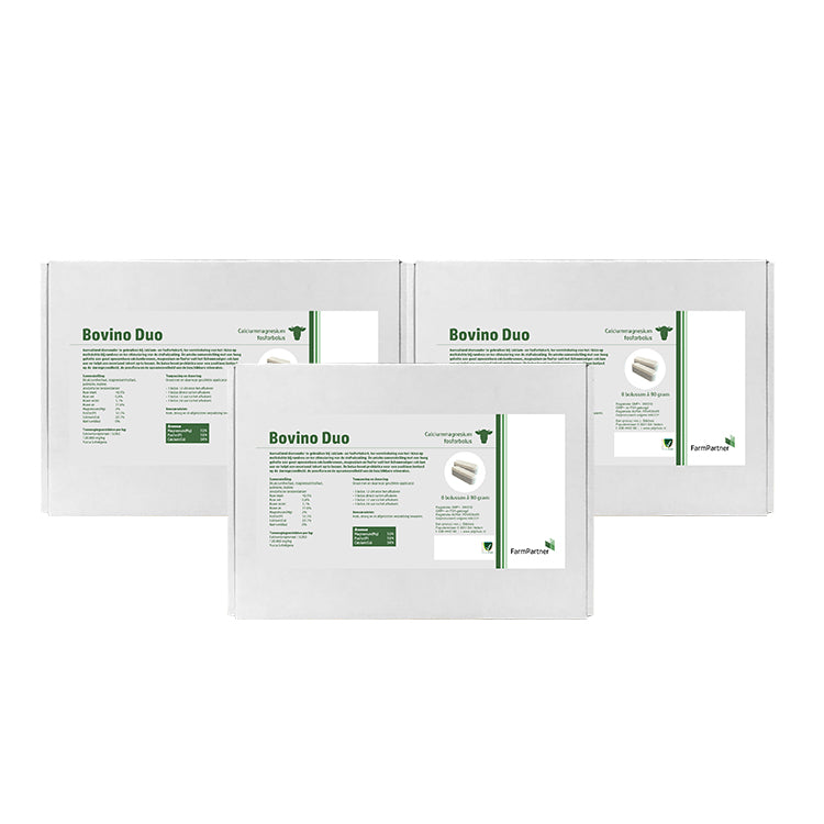 Bovino Duo Calcium-Fosforbolus 8st ( 3 x 8 St. voordeel 5% )