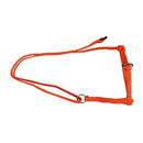 Halster Koe Gevlochten Nylon Oranje