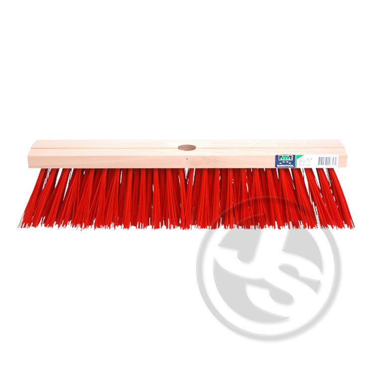 Bezem FSC Kunstvezel Rood 40cm