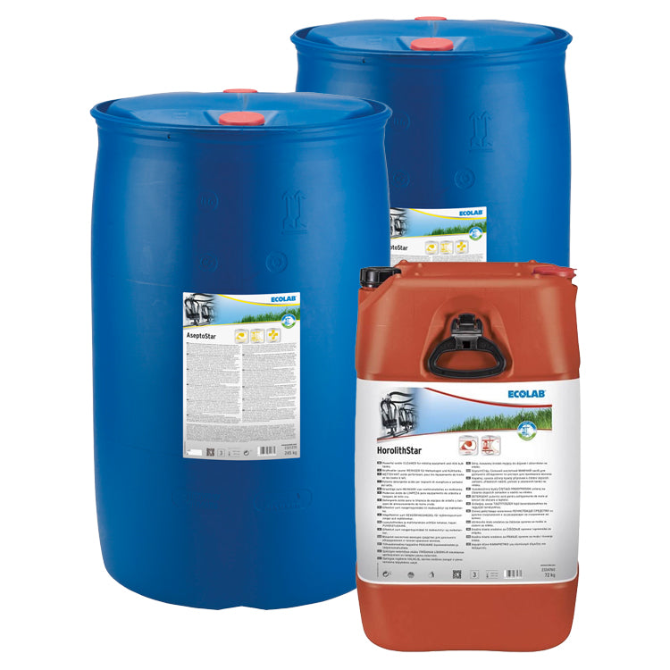 Ecolab Aseptostar 2 x 245kg + Horolith star 1 x 72kg