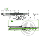 Roux zuigerstang binnen