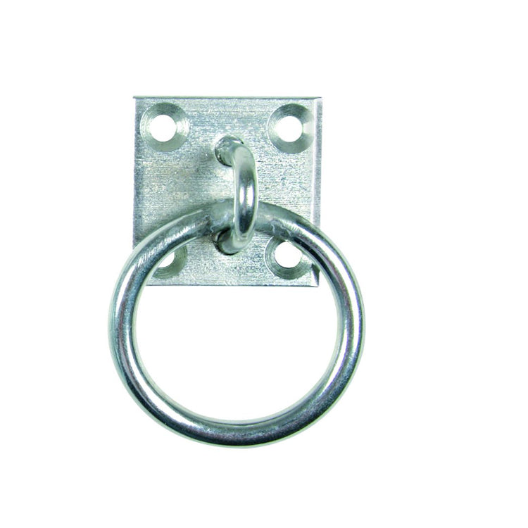 Muurplaat met ring verzinkt 8mm