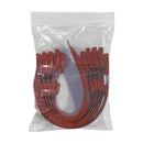 Koeherkenningsbandje Kunststof Rood 10st