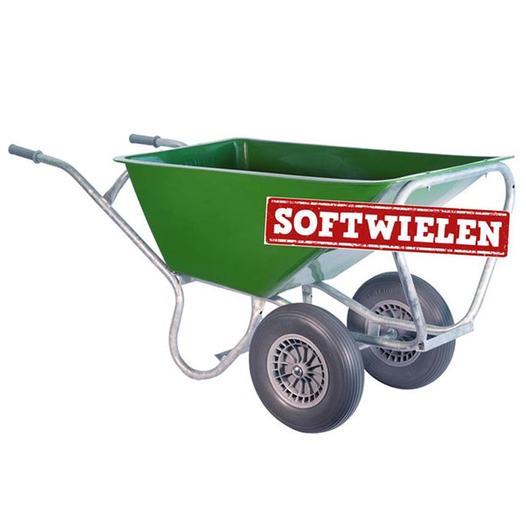 Stalkruiwagen PRO 2-Softwiel 160L