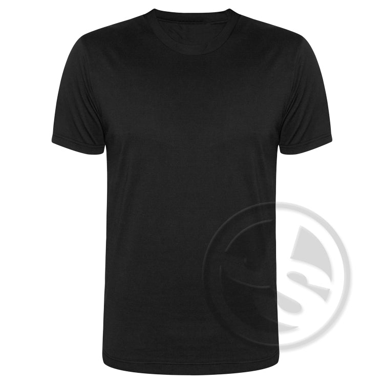 T-Shirt Sven Larson 100% Katoen Zwart