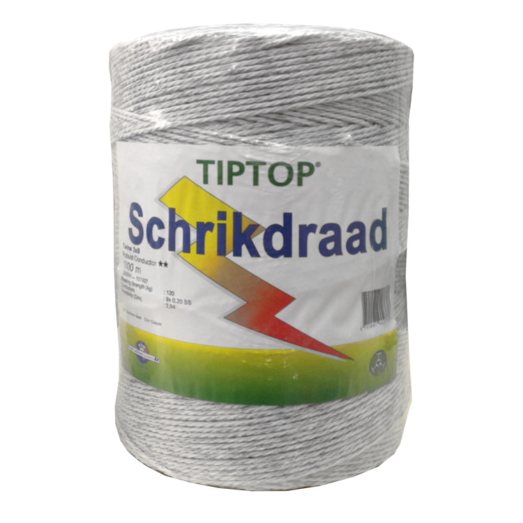 TipTop Schrikdraad 9RVS 1000m
