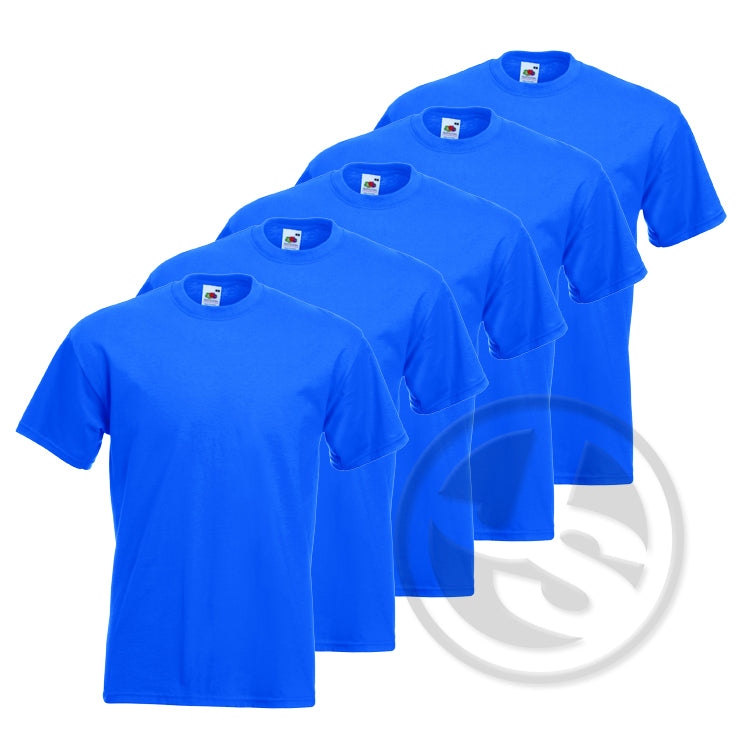T-Shirt 5-Pack - Korenblauw
