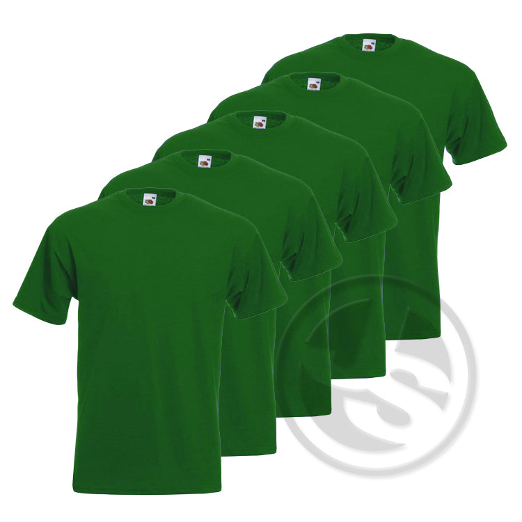 T-Shirt 5-Pack - Groen