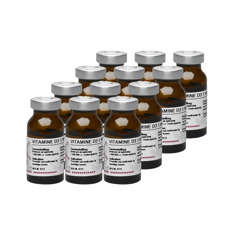 Vitamine D3 miljoen injectie 10ml 12st